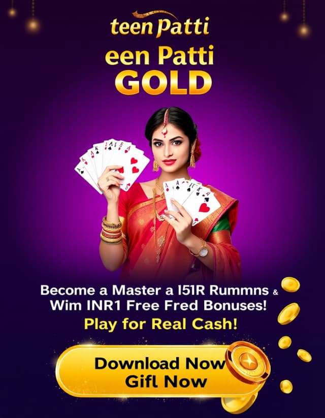 Teen Patti Gold Downloadable Content Banner